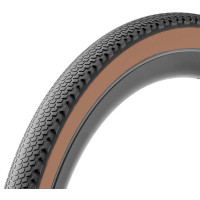 DELI TIRE BUITENBAND GRAVEL SA-300 42-622 700X40C ZWART-BRUIN MET REFLECTIE