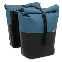 NEW LOOXS 393.545MIK2 NYBORG DUBBELE FIETSTAS 34L PETROL ZWART