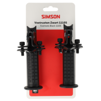 SIMSON S020919 VOETRUSTEN 1110S ZWART OP KAART