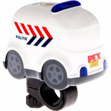 PEXKIDS TOETER POLITIEAUTO SIRENE EN ZWAAILICHTEN OP KAART