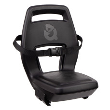 QIBBEL Q340 ACHTERZITJE 6+ JUNIOR MET VOETSTEUNEN EN BESCHERMPLATEN ZWART
