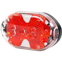 SIMSON ON THE ROAD 020755 ACHTERLAMP 5-LED BATTERIJ AFNEEMBAAR MET HOUDER OEM