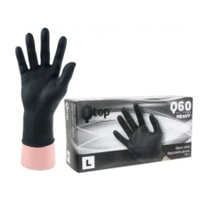 Q60 TOP ALLROUND HEAVY NITRIL HANDSCHOENEN DISPENSER MAAT L PER 100 STUKS