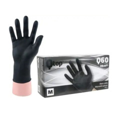 Q60 TOP ALLROUND HEAVY NITRIL HANDSCHOENEN DISPENSER MAAT M PER 100 STUKS