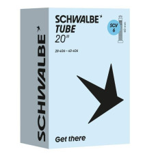 SCHWALBE BINNENBAND SCV6 20 INCH 28/40-406 40 MM SCHWALBE BINNENBAND SCV6 20 INCH 28/40-406 40 MM