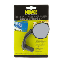 MIRAGE SPIEGEL UP&DOWN BAR-END LINKS OF RECHTS ZWART OP KAART