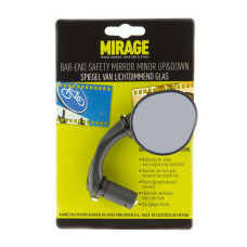 MIRAGE SPIEGEL UP&DOWN BAR-END LINKS OF RECHTS ZWART OP KAART