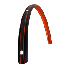 SKS ACHTERSPATBORD 28 INCH KUNSTSTOF 46 MM MAT ZWART / ROOD