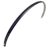 CURANA ACHTERSPATBORD 28 INCH KUNSTSTOF MAT ZWART MET WITTE BIES 29 MM EXCL. STANG CURANA ACHTERSPATBORD 28 INCH KUNSTSTOF MAT ZWART MET WITTE BIES 29 MM EXCL. STANG