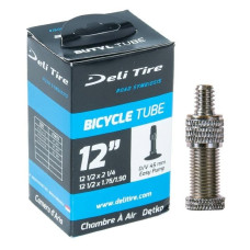 DELI TIRE BINNENBAND DV1 12 INCH 45 MM 47/62-203 HOLLANDS VENTIEL DELI TIRE BINNENBAND DV1 12 INCH 45 MM 47/62-203 HOLLANDS VENTIEL