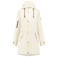 MIRAGE TRENCHCOAT REGENMANTEL SOFT TOUCH MAAT S WIT