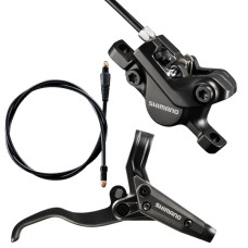 SHIMANO M445 HYDRAULISCHE SCHIJFREMSET VOORREM+KABEL+KLAUW 1100 MM ZWART