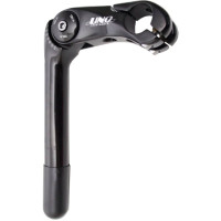KALLOY 819 UNO STUURPEN 25.4 MM ALU ZWART VERSTELBAAR 25.4/180/90 MM