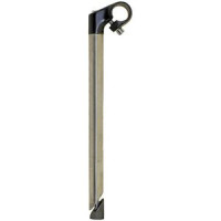 HZB STUURPEN RVS MET ZWARTE KOP 22.2 /280 / 40 MM 1501322