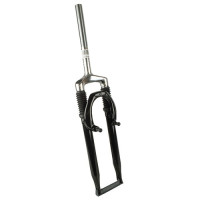 HZB VOORVORK VEREND 20" ZWART DRAAD 1" V-BRAKE 24.5CM LANG