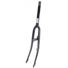 HZB VOORVORK RONDE KROON 28 INCH ZWART 11/8 DYN.HAAK +TROM.NOK 24CM