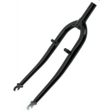 HZB VOORVORK ATB 24" ZWART 1" V-BRAKE NOK 24CM LANG