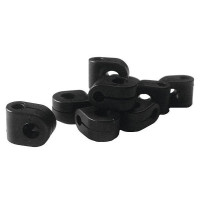 SKS CURANA SPATBORDKLEM KUNSTSTOF 4MM ZAKJE 10 STUKS