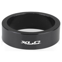 XLC SPACERS 28.6 MM / 1-1/8 INCH OVERSIZED 10 MM ZWART PER 5 STUKS 