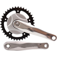 HZB KETTINGWIEL/CRANKSET NEXUS 38 TANDS 170 MM 1/8 - 3/32 ZILVER