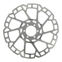 ELVEDES REMSCHIJF 6-GAATS Ø180MM 2,0MM ZILVER