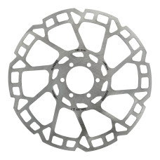 ELVEDES REMSCHIJF 6-GAATS Ø180MM 2,3MM ZILVER