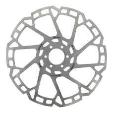 ELVEDES REMSCHIJF 6-GAATS Ø203MM 2,3MM ZILVER