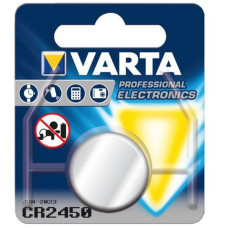 VARTA  CR2450 LITHIUM 3V OP KAART