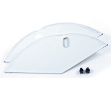 HZB JASBESCHERMER 28" LAKDOEK WIT