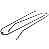 HZB SPATBORDSTANG SET 28 INCH / 622 ZWART FRAME BEVESTIGING