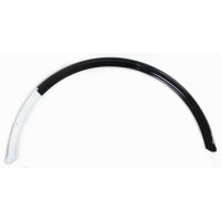 HZB SPATBORD ACHTER STAAL GLANS ZWART 28X11/2 635 ZONDER STANG