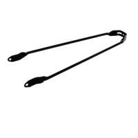 HZB SPATBORDSTANG STAAL 28 INCH/622 GLANS ZWART 6MM FRAME BEVESTIGING