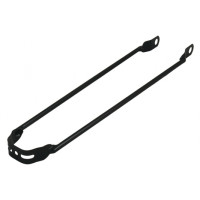 HZB SPATBORDSTANG STAAL 26 INCH 365MM ASGAT 10MM ZWART