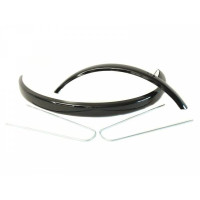 HZB SPATBORDSET STAAL 26 INCH/559 GLANS ZWART 60 MM INCLUSIEF STANGEN