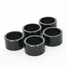HZB SPACERS 28.6 MM / 1-1/8 INCH OVERSIZED 20 MM ZWART 5 STUKS 6500028