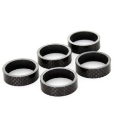 HZB SPACERS 28.6 MM 1-1/8 INCH OVERSIZED 5 MM CARBON 5 STUKS 6500031