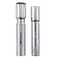 ERGOTEC AHEAD STUURPEN ADAPTER 28.6/22.2-25.4MM ZILVER