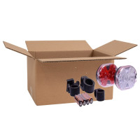 SIMSON 020757 VERLICHTINGSSET 5-LED BATTERIJ AFNEEMBAAR MET HOUDER WERKPLAATSDOOS 100 STUKS